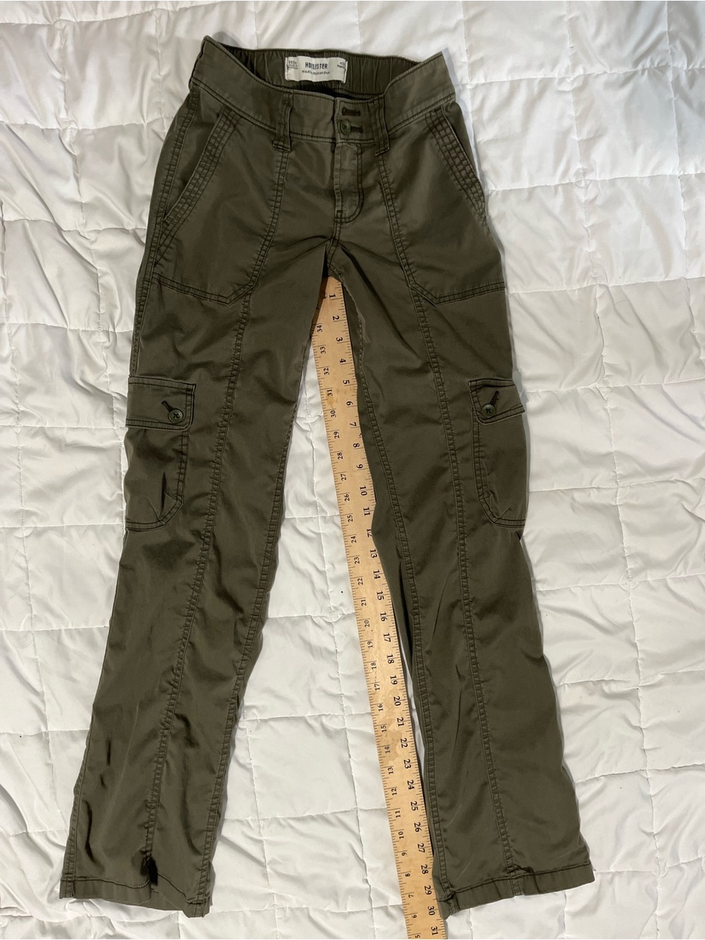 Hollister Olive Cargo Pants size 00